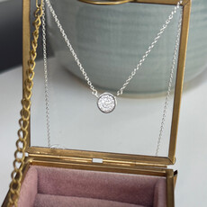 Silver Shimmer Sol Necklace