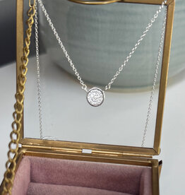Silver Shimmer Sol Necklace