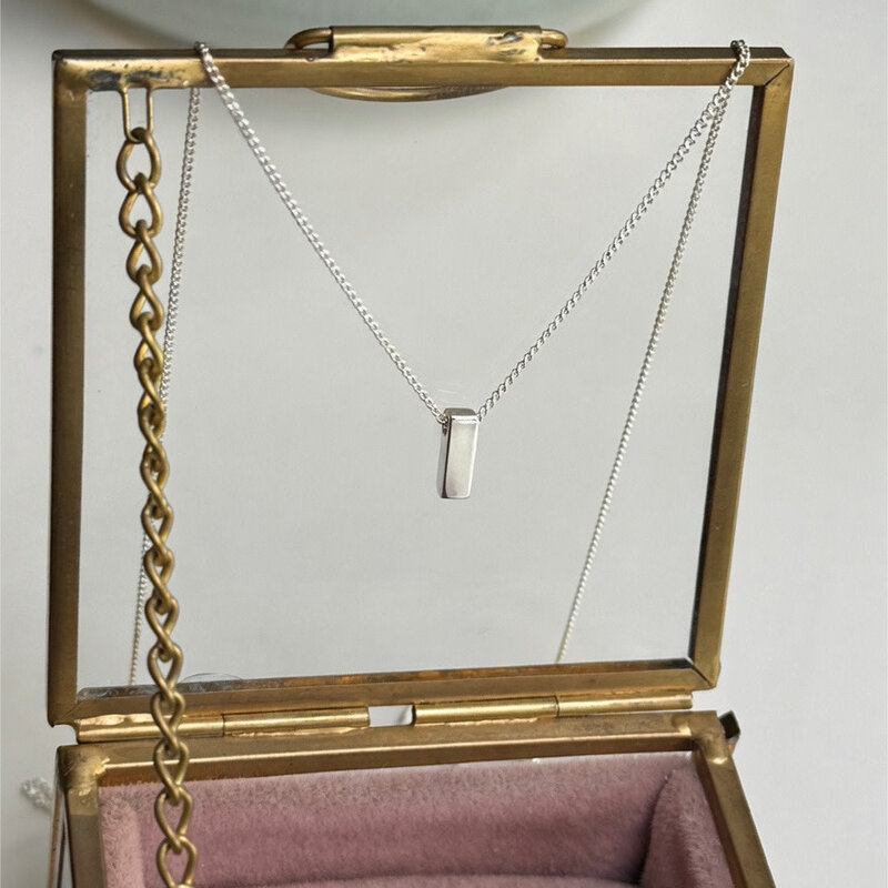 KENSINGTON Silver Petite Bolt Necklace