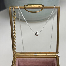 LILA Silver Floating Ball Necklace