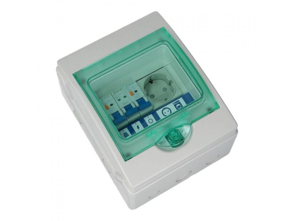 PV Verdeler 1 x Stopcontact