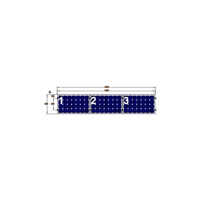 ClickFit EVO Complete Montageset 3 Panelen Landscape op Staaldak