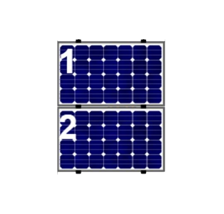 2 Panelen Landscape op Verticale 0-114 Windzone III