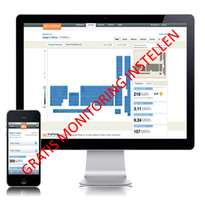 Enlighten Monitoring Portal Instellen