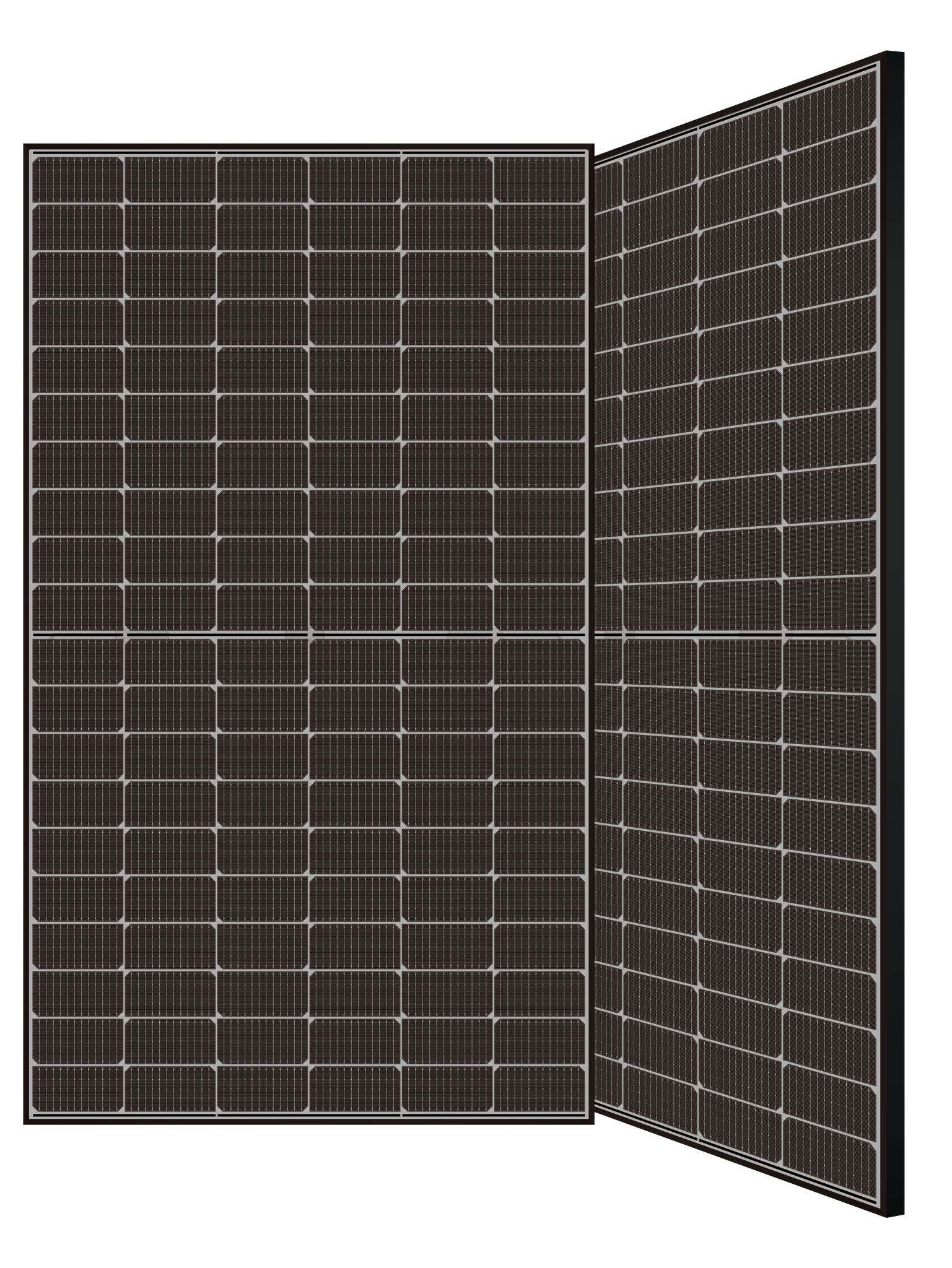 400WP Bifacial Transparent HJT Black Frame