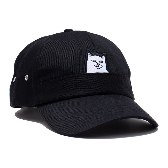 LORD NERMAL 6 PANEL POCKET HAT (BLACK 