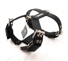 Rogue Royalty Rogue Royalty SUPATUFF® zwart Heavy Duty Dog Harness Rogue Royalty Rogue Royalty SUPATUFF® zwart Heavy Duty Dog Harness