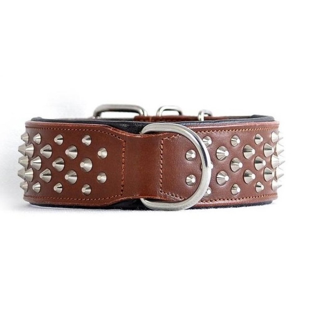 Rogue Royalty Rogue Royalty lederen halsband Ruffneck Brown Rogue Royalty Rogue Royalty lederen halsband Ruffneck Brown
