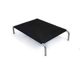 HIK9 HIK9 bed canvas zilveren frame HIK9 HIK9 bed canvas zilveren frame