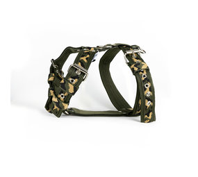 MAG MAG hondentuig Camouflage met groen MAG MAG hondentuig Camouflage met groen