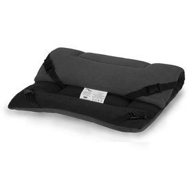 HIK9 HIK9 Omkeerbaar fleece kussen zwart/grijs HIK9 HIK9 Omkeerbaar fleece kussen zwart/grijs