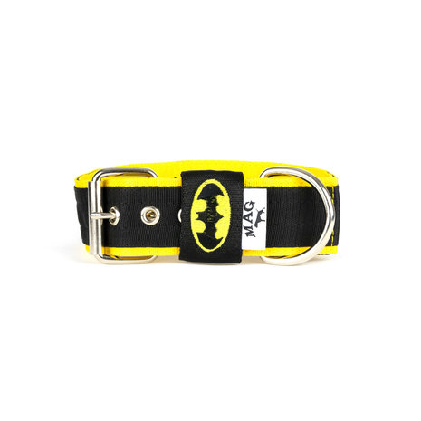MAG  halsband Batman zwart/geel