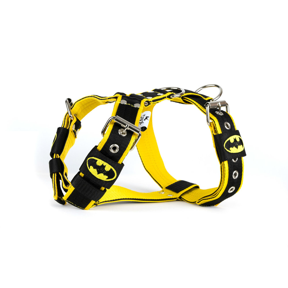 MAG MAG hondentuig Batman Zwart / Geel MAG MAG hondentuig Batman Zwart / Geel