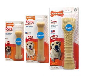 Nylabone Nylabone Power chew Pindakaas 100 % Hypoallergeen Nylabone Nylabone Power chew Pindakaas 100 % Hypoallergeen