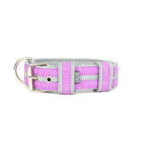 Gallus Gallus halsband Grijs / Lila glitter Gallus Gallus halsband Grijs / Lila glitter