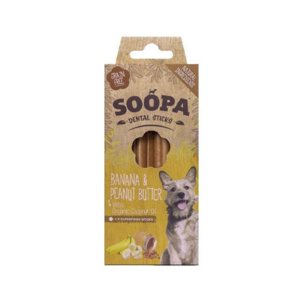 Soopa Soopa Dental Sticks Banana & Peanut butter