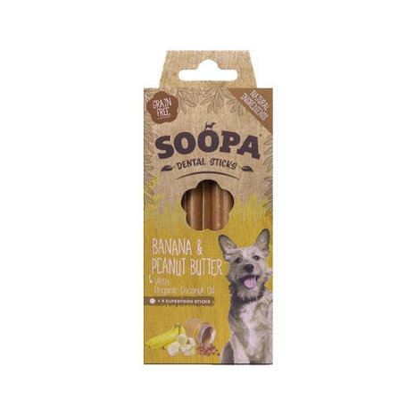 Soopa Soopa Dental Sticks Banana & Peanut butter