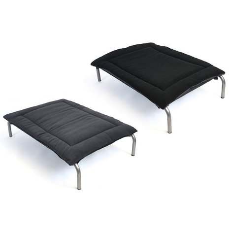 HIK9 HIK9 Omkeerbaar fleece kussen Waterresistant zwart/grijs HIK9 HIK9 Omkeerbaar fleece kussen Waterresistant zwart/grijs