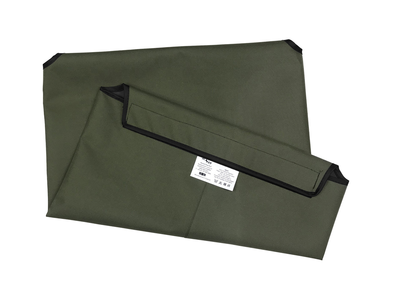 HIK9 HIK9 bed canvas mat zwart frame