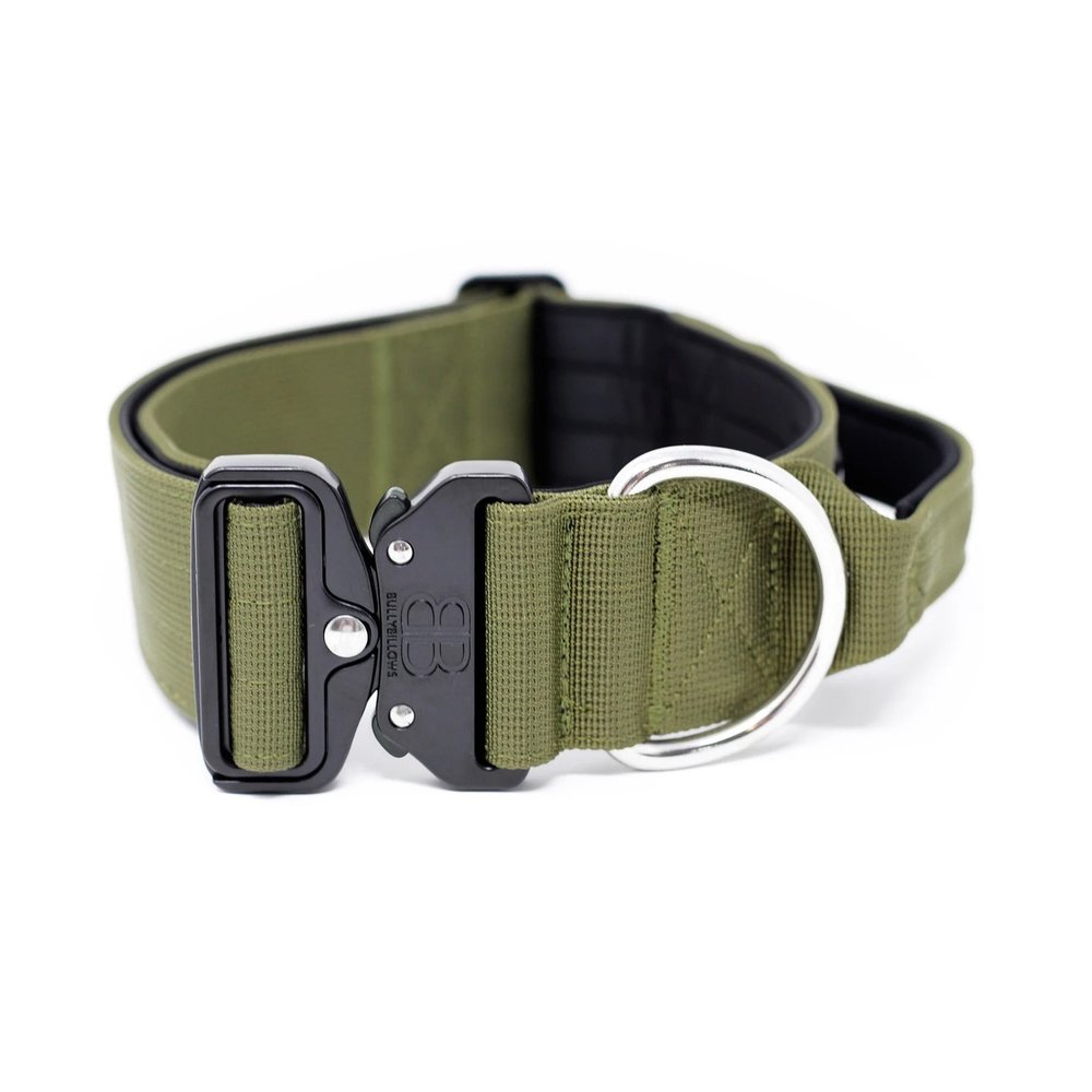 BullyBillows BullyBillows 5CM Combat Halsband met handvat BullyBillows BullyBillows 5CM Combat Halsband met handvat