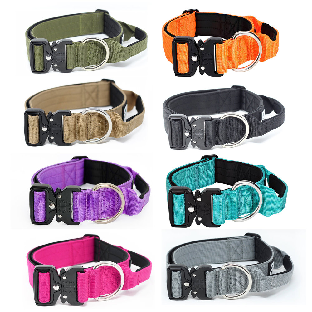 BullyBillows 4CM Combat Halsband met handvat - The Dog Lounge