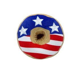 Huxley & Kent Huxley & Kent Lulubelles Power Plush Stars and Stripes Donut