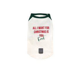 Fuzzyard Fuzzyard Xmas T-shirt  All I Want For Christmas Is Food