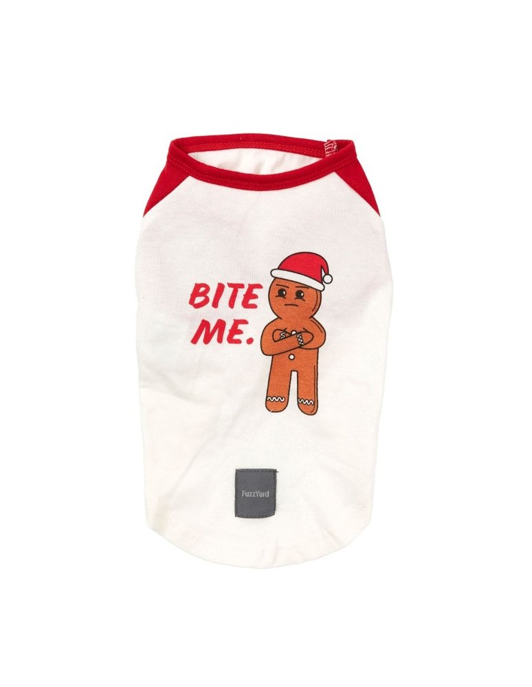 Fuzzyard Fuzzyard Xmas T-shirt Bite me Fuzzyard Fuzzyard Xmas T-shirt Bite me
