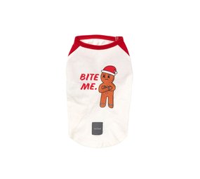 Fuzzyard Fuzzyard Xmas T-shirt  Bite me