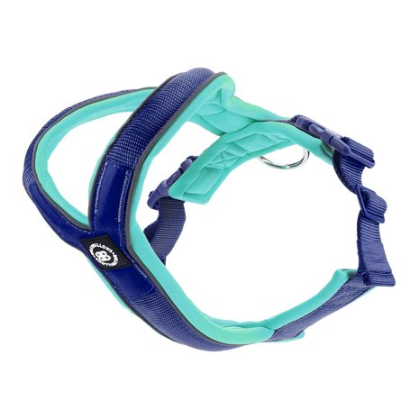 BullyBillows Bullybillows Slip on harness Blue & Turquoise