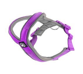 BullyBillows Bullybillows Slip on harness Purple & Metal Grey BullyBillows Bullybillows Slip on harness Purple & Metal Grey
