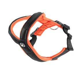 BullyBillows Bullybillows Slip on harness Black & Orange BullyBillows Bullybillows Slip on harness Black & Orange