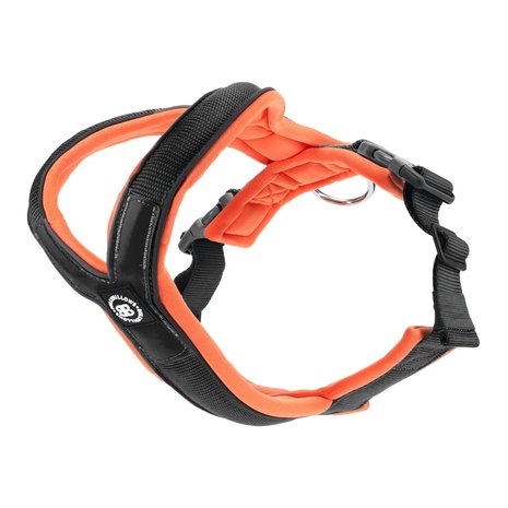 BullyBillows Bullybillows Slip on harness Black & Orange