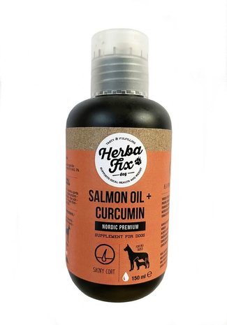 Herbafix Herbafix Zalmolie met Kurkuma Herbafix Herbafix Zalmolie met Kurkuma