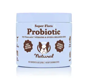 Natural Dog Company Natural Dog Company Super-Flora Probiotic Supplement