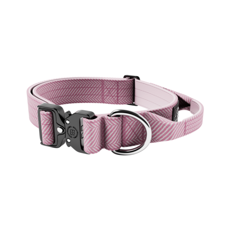 BullyBillows BullyBillows 4CM Combat Halsband with handle Tweed Collectie