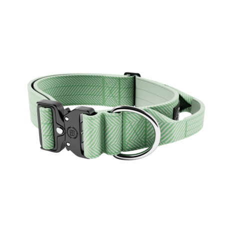 BullyBillows BullyBillows 5CM Combat Halsband with handle Tweed Collectie