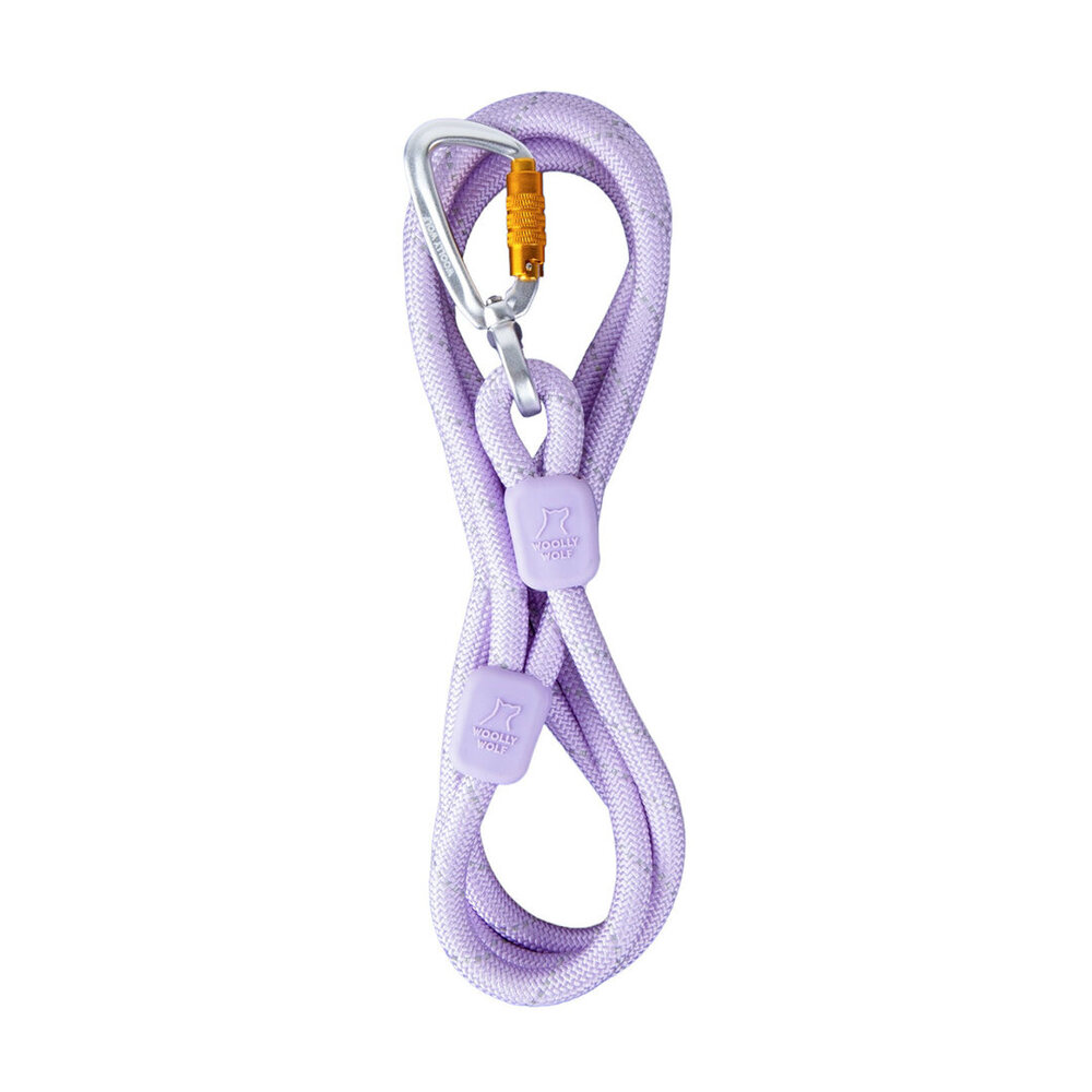 Woolly Wolf Woolly Wolf  Rope Leash Lavender