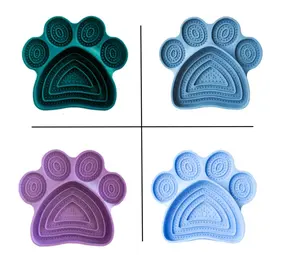 Modern Pet Company Paw Print Bowl