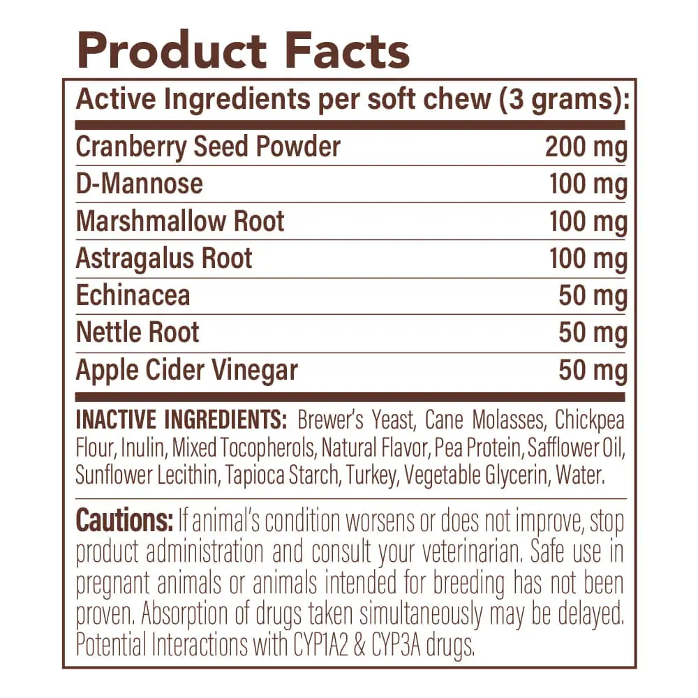 Natural Dog Company Natural Dog Company Urinary & Bladder Supplement