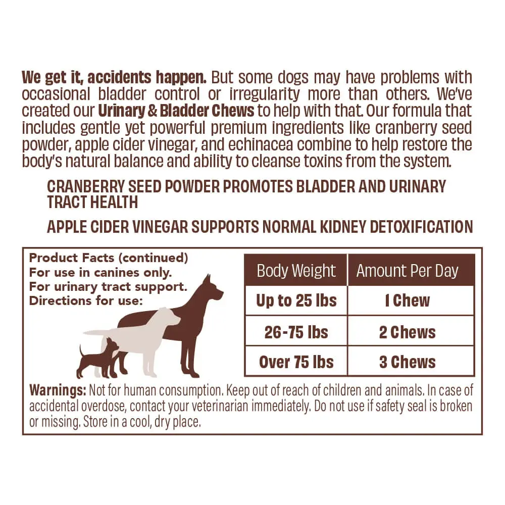 Natural Dog Company Natural Dog Company Urinary & Bladder Supplement