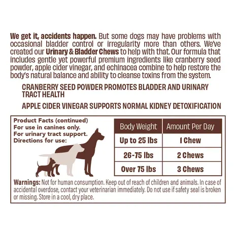 Natural Dog Company Natural Dog Company Urinary & Bladder Supplement