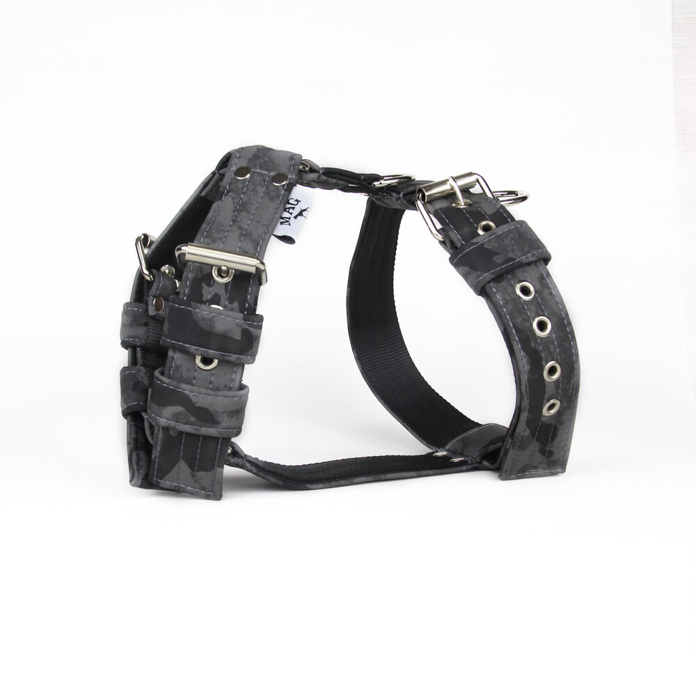 MAG MAG hondentuig Top Softshell Zwart/Grijs Camo