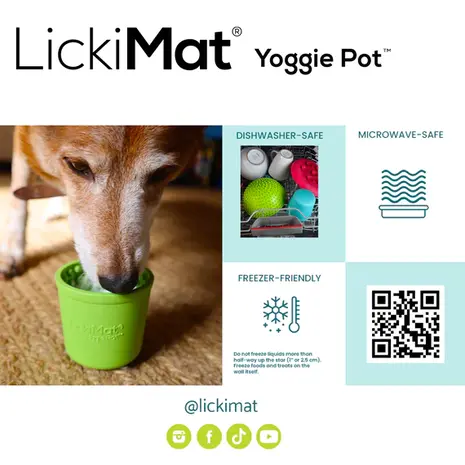 Lickimat Lickimat Yoggi Pot Paars