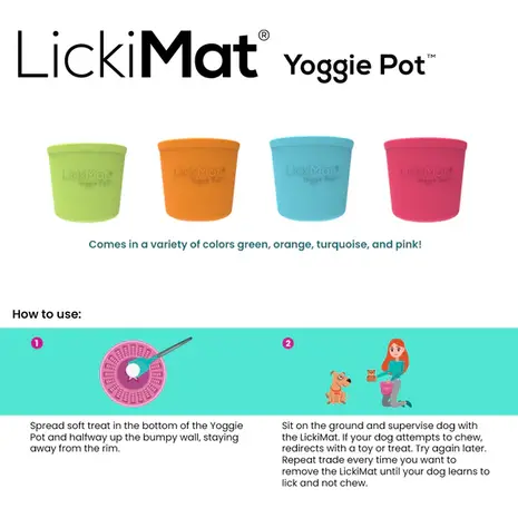 Lickimat Lickimat Yoggi Pot Paars