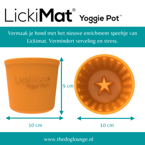 Lickimat Lickimat Yoggi Pot Paars