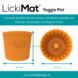 Lickimat Lickimat Yoggi Pot Paars