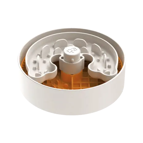 Puzzle Feeder Lick Bowl Geel Lite (voor kleine honden) Puzzle Feeder Lick Bowl Geel Lite (voor kleine honden)