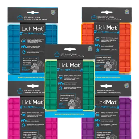 Lickimat LickiMat Mini Playdate Tuff Lickimat LickiMat Mini Playdate Tuff