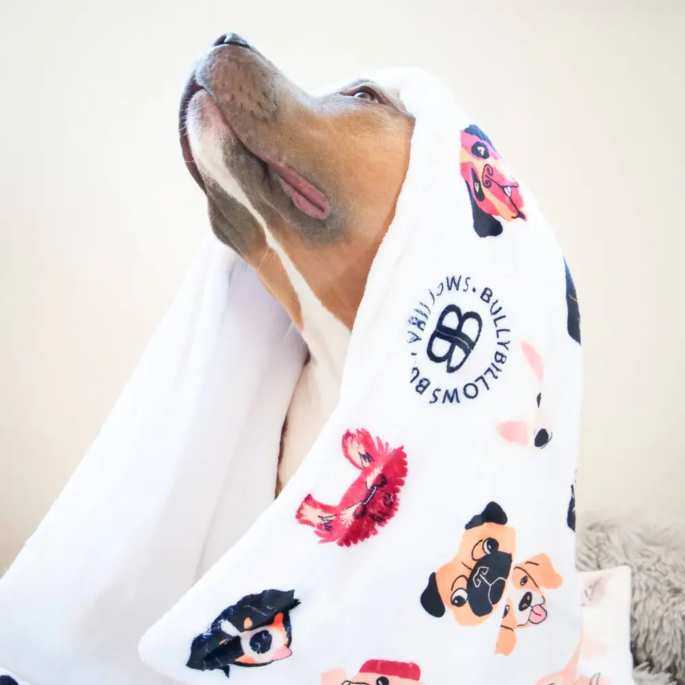 BullyBillows BullyBillows Luxe kleedje voor hond en baasje Wit BullyBillows BullyBillows Luxe kleedje voor hond en baasje Wit
